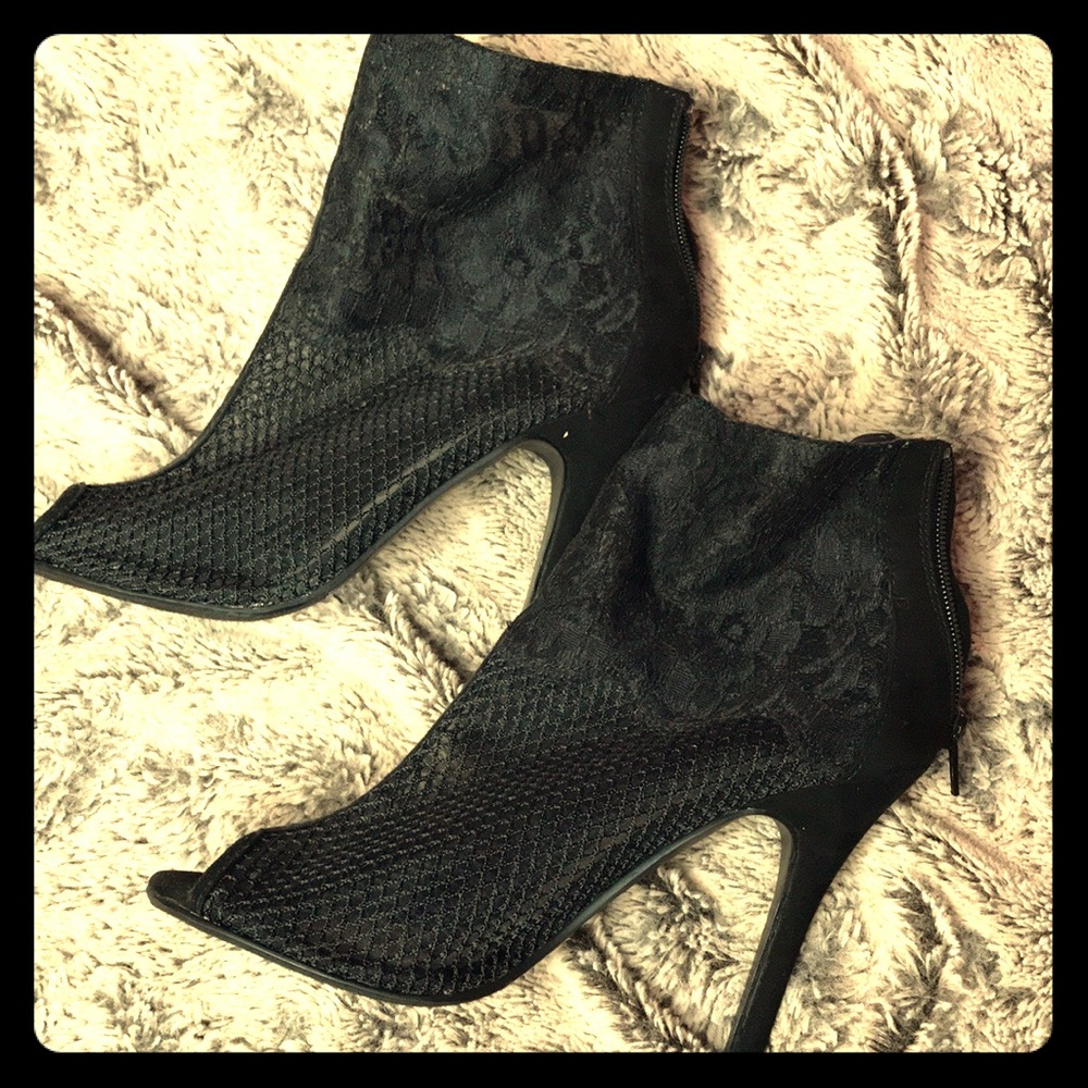 Black high heels
